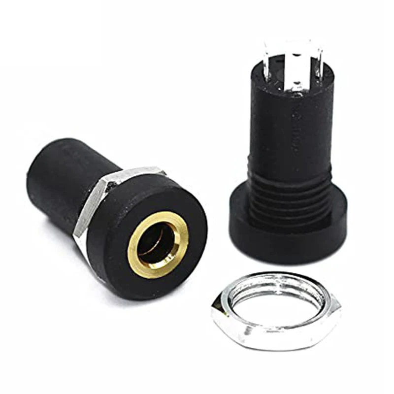 1/2PCS PJ-392A/391 3.5MM Audio Jack Socket 3 Pole Black Stereo Solder Panel Mount Gold With Nuts
1/2PCS PJ-392A/391 3.5MM Audio Jack Socket 3 Pole Black Stereo Solder Panel Mount Gold With Nuts