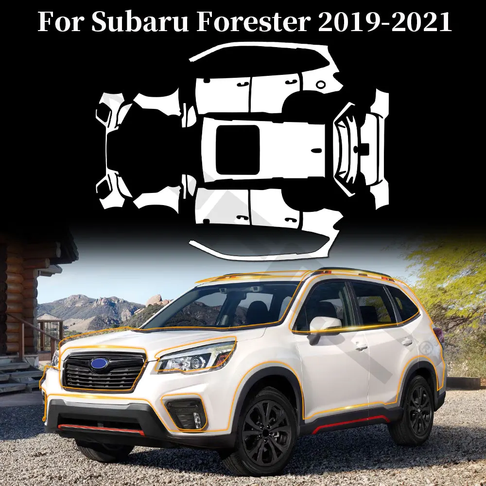 For Subaru Forester 2019-2021 Anti-scratch TPU Paint Protection Film Pre-cut PPF Car Body Clear Bra Resistant Invisible Cover
For Subaru Forester 2019-2021 Anti-scratch TPU Paint Protection Film Pre-cut PPF Car Body Clear Bra Resistant Invisible Cover