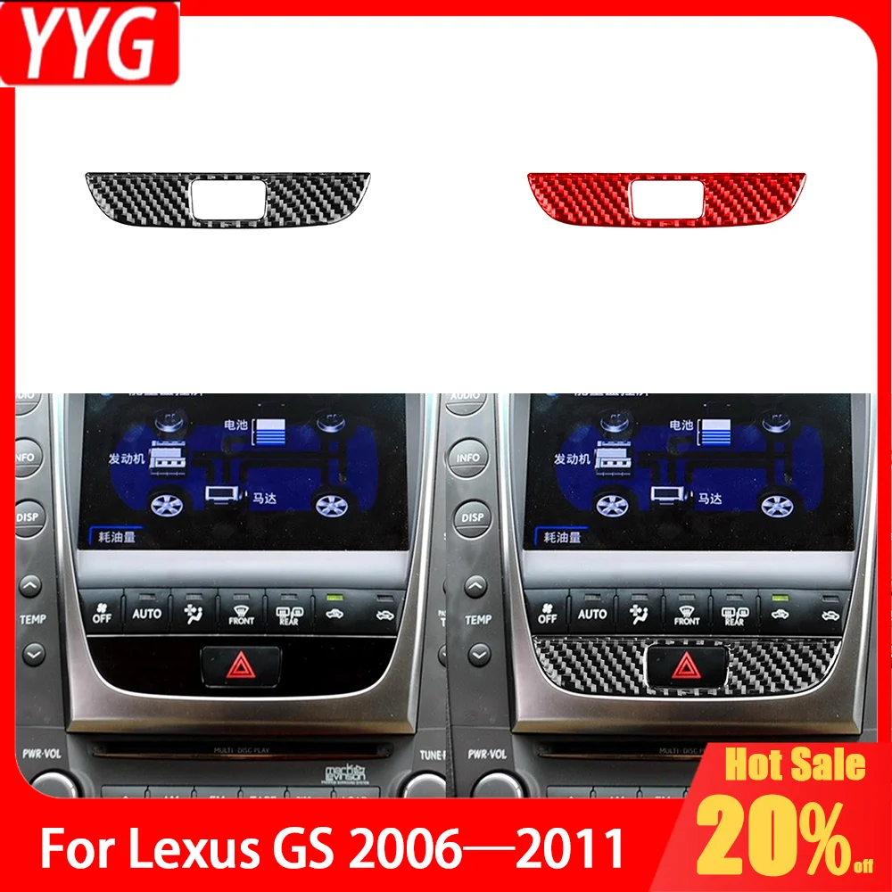 Carbon Fiber Warning Light Emergency Lamp Panel Car Accessories Interior Cover Trim Sticker ModificationFor Lexus GS 2006—2011
Carbon Fiber Warning Light Emergency Lamp Panel Car Accessories Interior Cover Trim Sticker ModificationFor Lexus GS 2006—2011