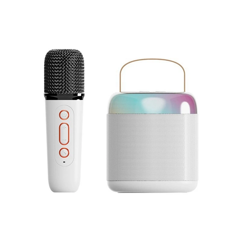 Karaoke Machine Mini Singing Machine Bluetooth 5.3 Portable Speaker With Led Music Rhythm Light For Family And Outdoor Durable
Karaoke Machine Mini Singing Machine Bluetooth 5.3 Portable Speaker With Led Music Rhythm Light For Family And Outdoor Durable