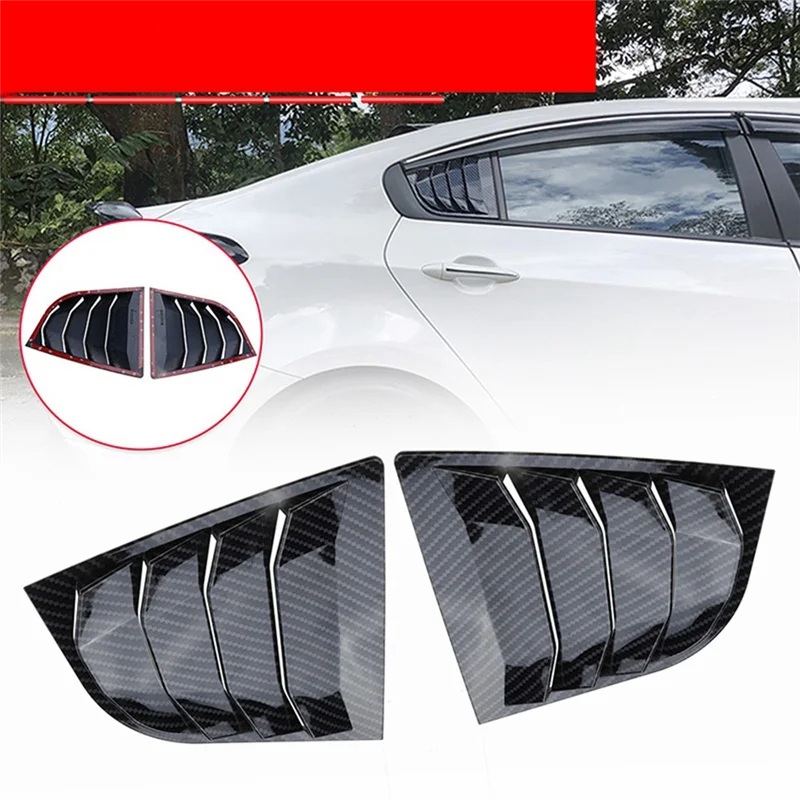 Efficientt-1Pair Rear Side Window Louver Spoiler Panel 1/4 Quarter Cover For Kia Cerato Sedan 2013-2018 Parts
Efficientt-1Pair Rear Side Window Louver Spoiler Panel 1/4 Quarter Cover For Kia Cerato Sedan 2013-2018 Parts