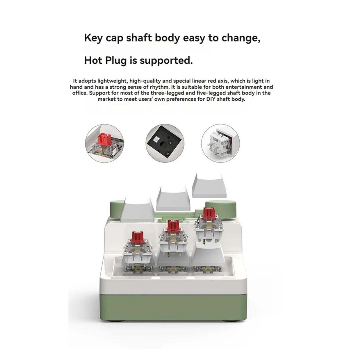 ATP-Programming Macro Custom Knob Keyboard RGB 6 Key Copy Paste Mini Button Gaming Keypad Mechanical Hotswap Macropad
ATP-Programming Macro Custom Knob Keyboard RGB 6 Key Copy Paste Mini Button Gaming Keypad Mechanical Hotswap Macropad