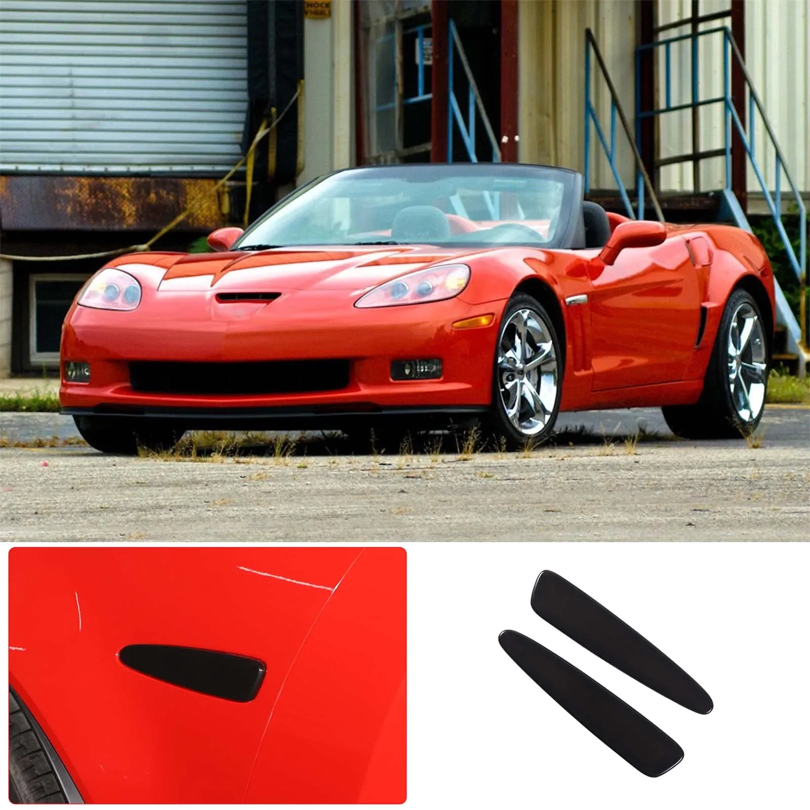 For Chevrolet Corvette C6 2005-13 ABS blackened Car Side Tail Light Rear Steering Lamp Light Cover Trim Stickers Car Accessories
For Chevrolet Corvette C6 2005-13 ABS blackened Car Side Tail Light Rear Steering Lamp Light Cover Trim Stickers Car Accessories