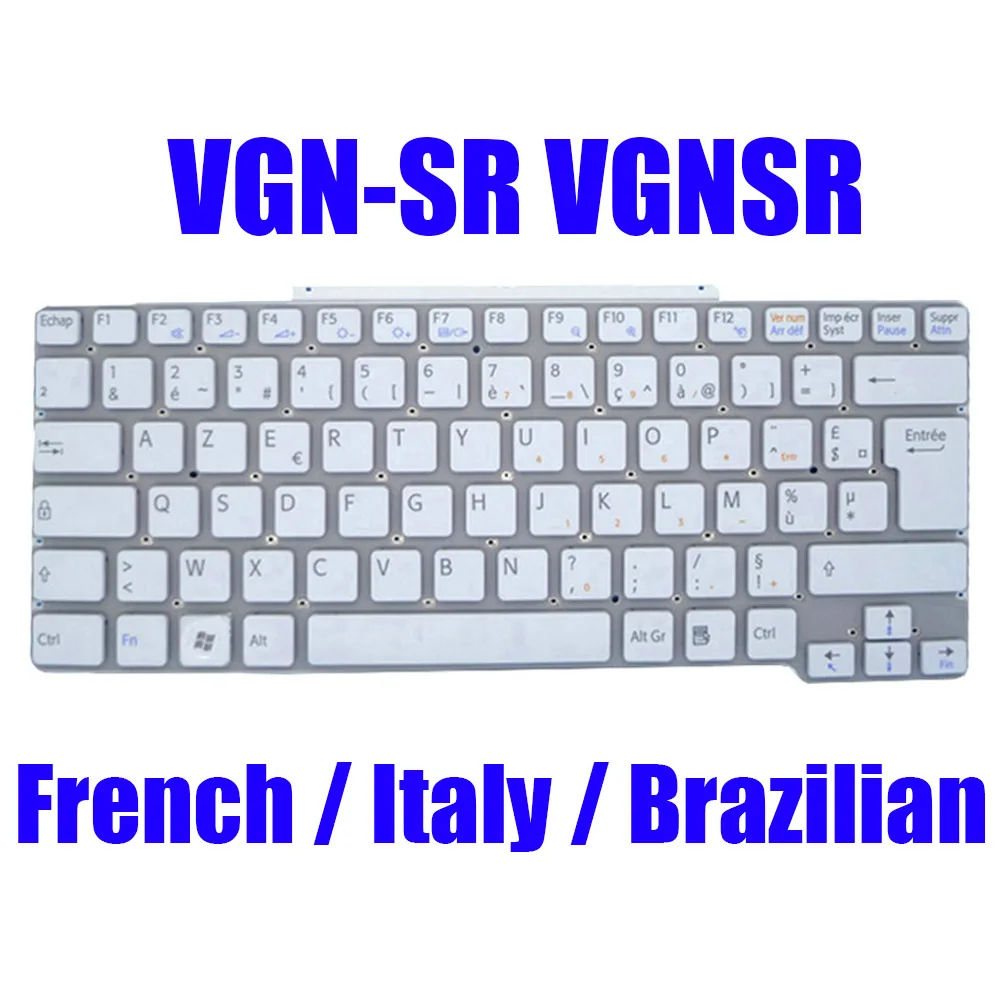 FR IT BR Laptop Keyboard For SONY VGN-SR VGNSR 81-31405001-37 81-31405001-41 148088231 French Italy Brazilian White New
FR IT BR Laptop Keyboard For SONY VGN-SR VGNSR 81-31405001-37 81-31405001-41 148088231 French Italy Brazilian White New