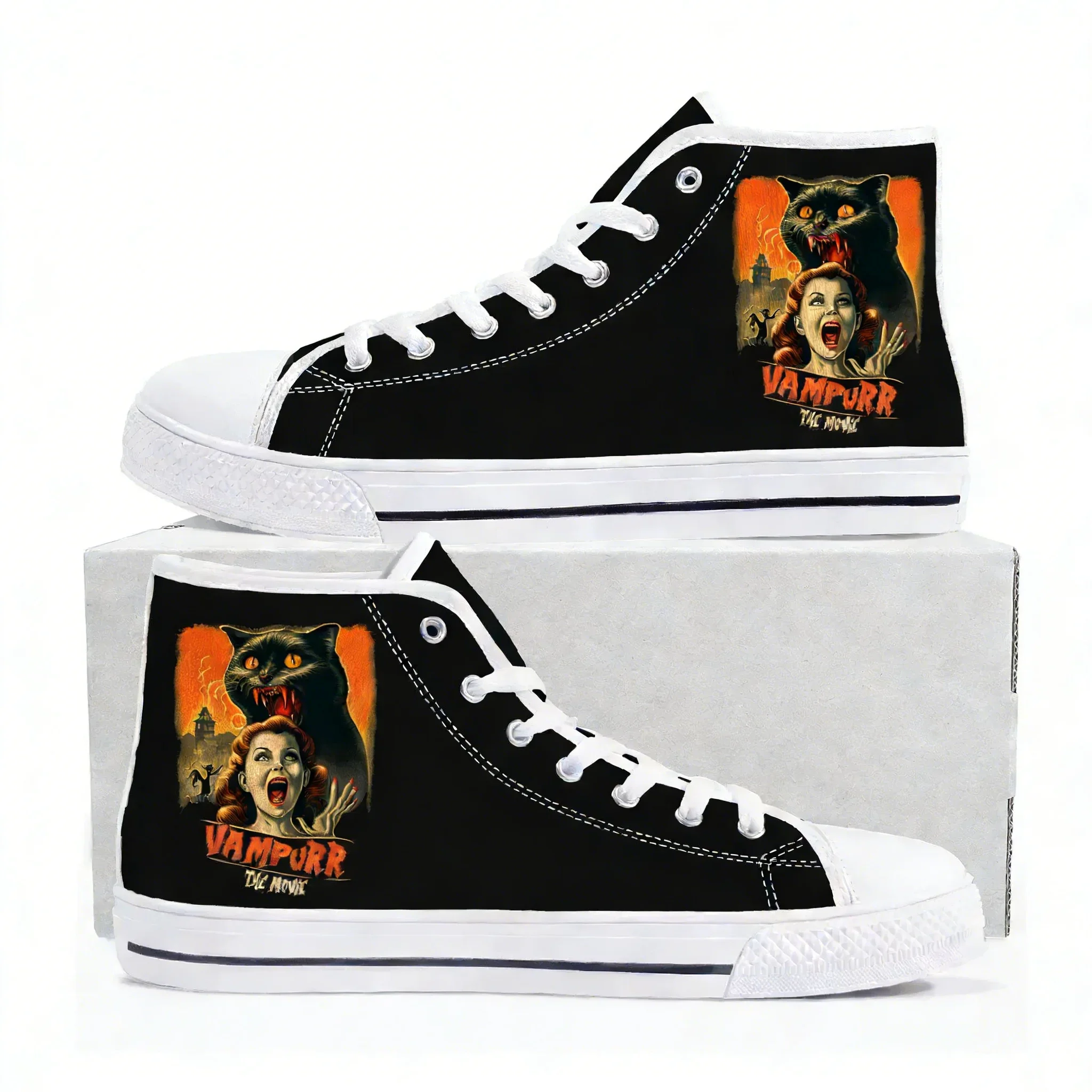 Cat Vampire shoes High Top Sneakers Cat The Return of Vampurr Mens Womens Teenager High Quality Canvas Sneaker Shoe Custom Shoes
Cat Vampire shoes High Top Sneakers Cat The Return of Vampurr Mens Womens Teenager High Quality Canvas Sneaker Shoe Custom Shoes