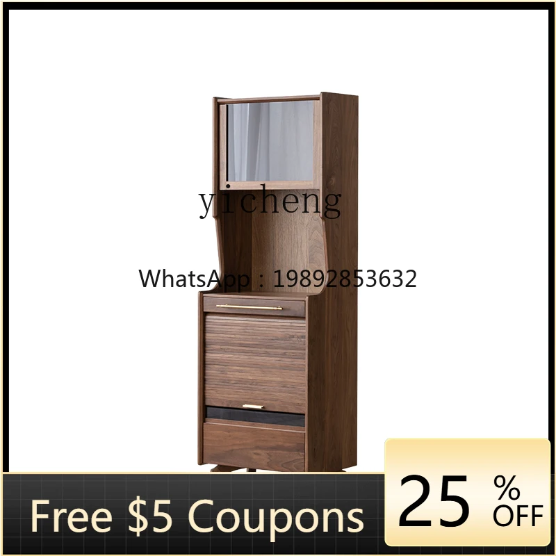 XL Black Walnut Solid Wood Living Room Clothes Closet Clothes Closet Kitchen Side Cabinet Multi-Functional Storage Cabinet 
XL Black Walnut Solid Wood Living Room Clothes Closet Clothes Closet Kitchen Side Cabinet Multi-Functional Storage Cabinet