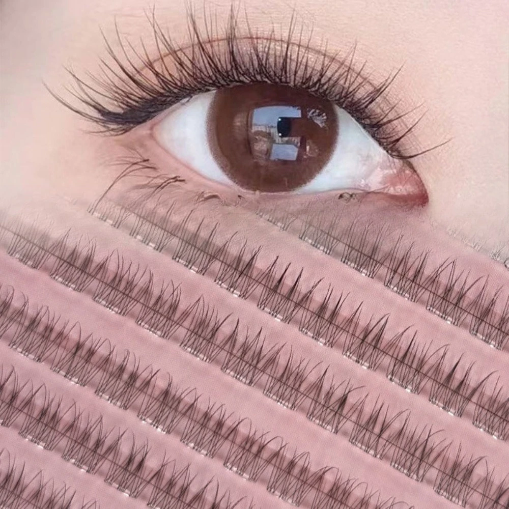 6/10 Rows Lazy Fishtail False Eyelashes for Novice Natural Simulation Single Cluster Trilogy Stemless Lashes Daily Eye Makeup
6/10 Rows Lazy Fishtail False Eyelashes for Novice Natural Simulation Single Cluster Trilogy Stemless Lashes Daily Eye Makeup
