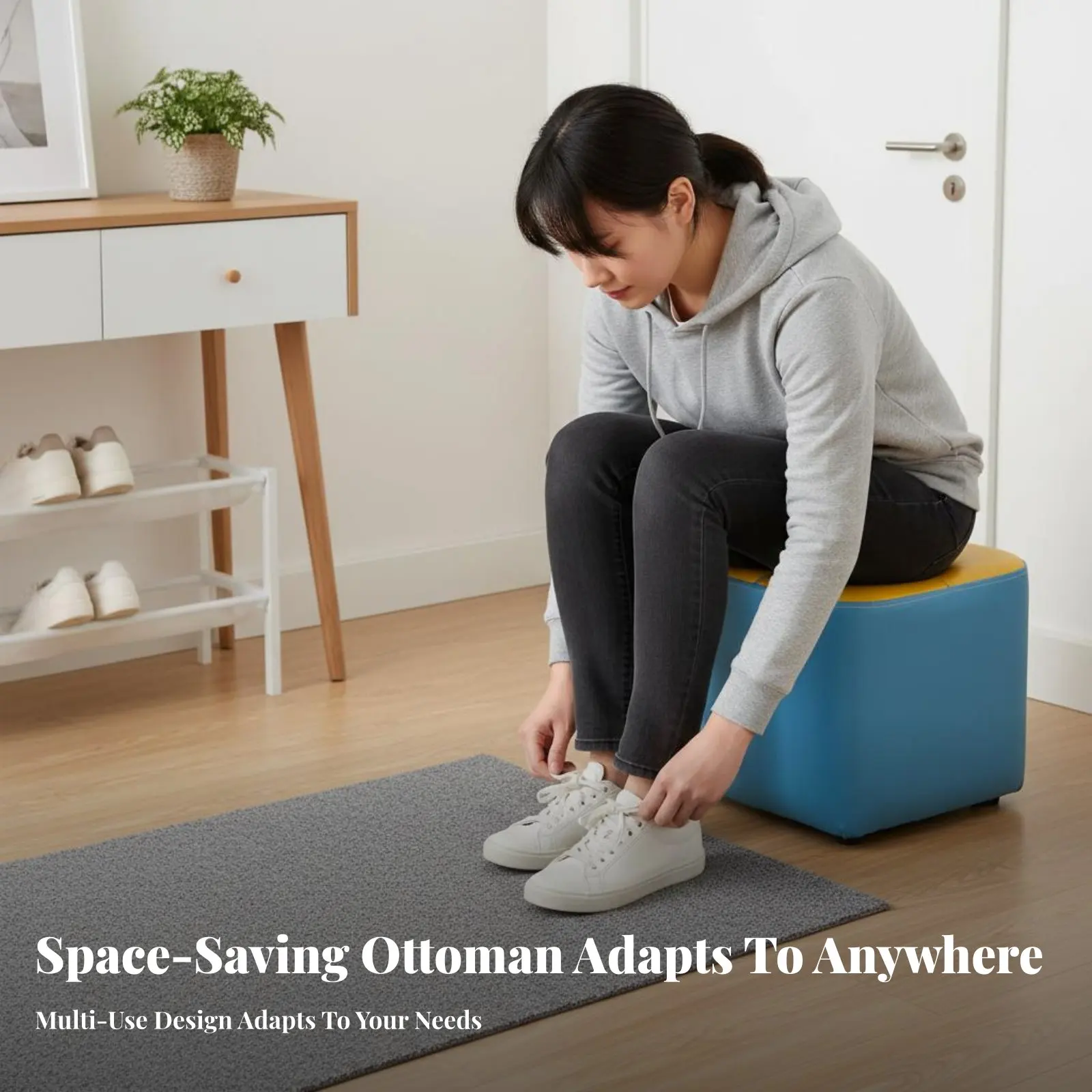 Square Paddinged Stool Comfortable Padding Low Seat Adaptable Space-Efficient Size for Students, Children, Entryway, Bedroom
Square Paddinged Stool Comfortable Padding Low Seat Adaptable Space-Efficient Size for Students, Children, Entryway, Bedroom