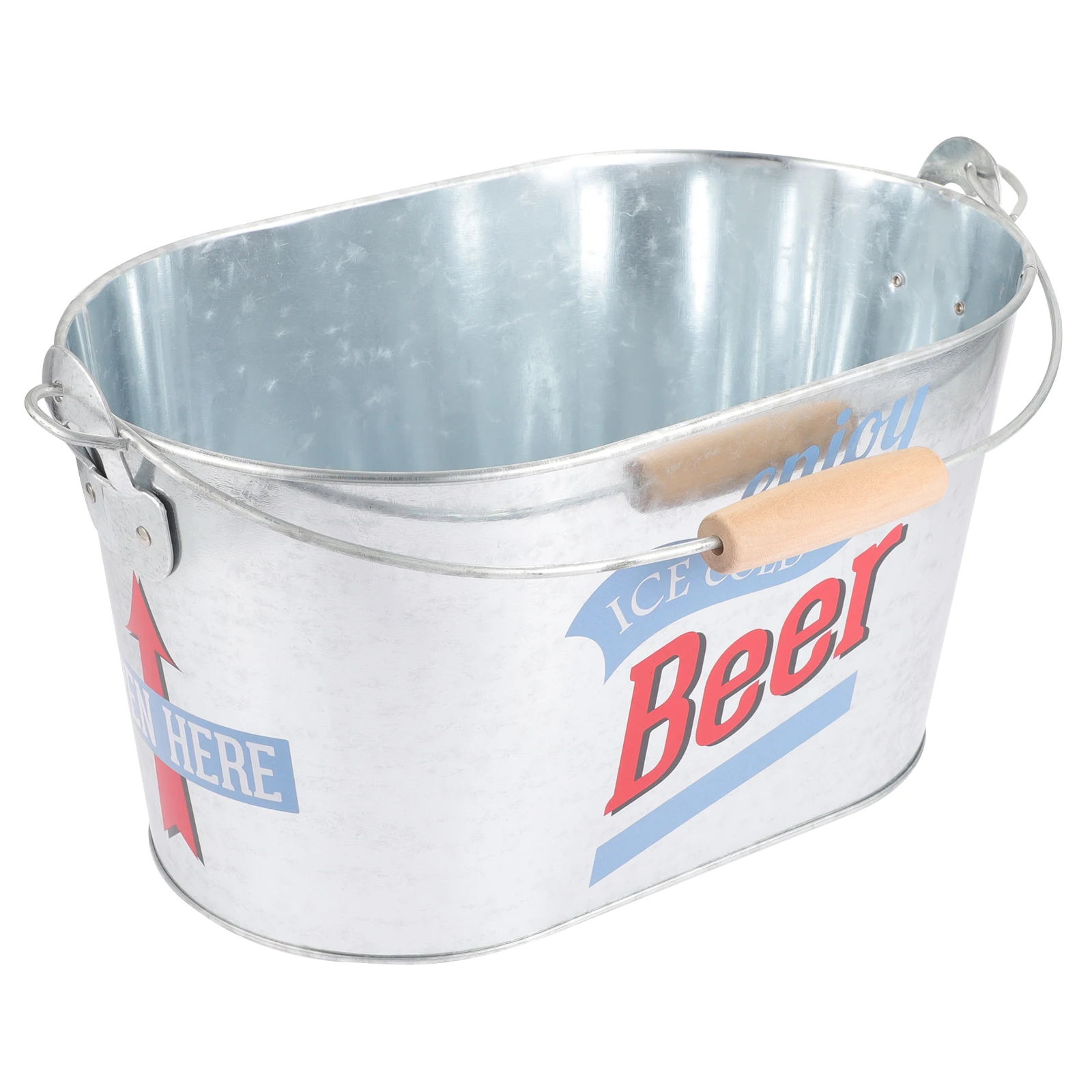 Beer Barrel Ice Metal Bucket Cubes Holder Cooling Bars Container Large Capacity Sturdy Material Scratch Resistant Outdoor Use
Beer Barrel Ice Metal Bucket Cubes Holder Cooling Bars Container Large Capacity Sturdy Material Scratch Resistant Outdoor Use