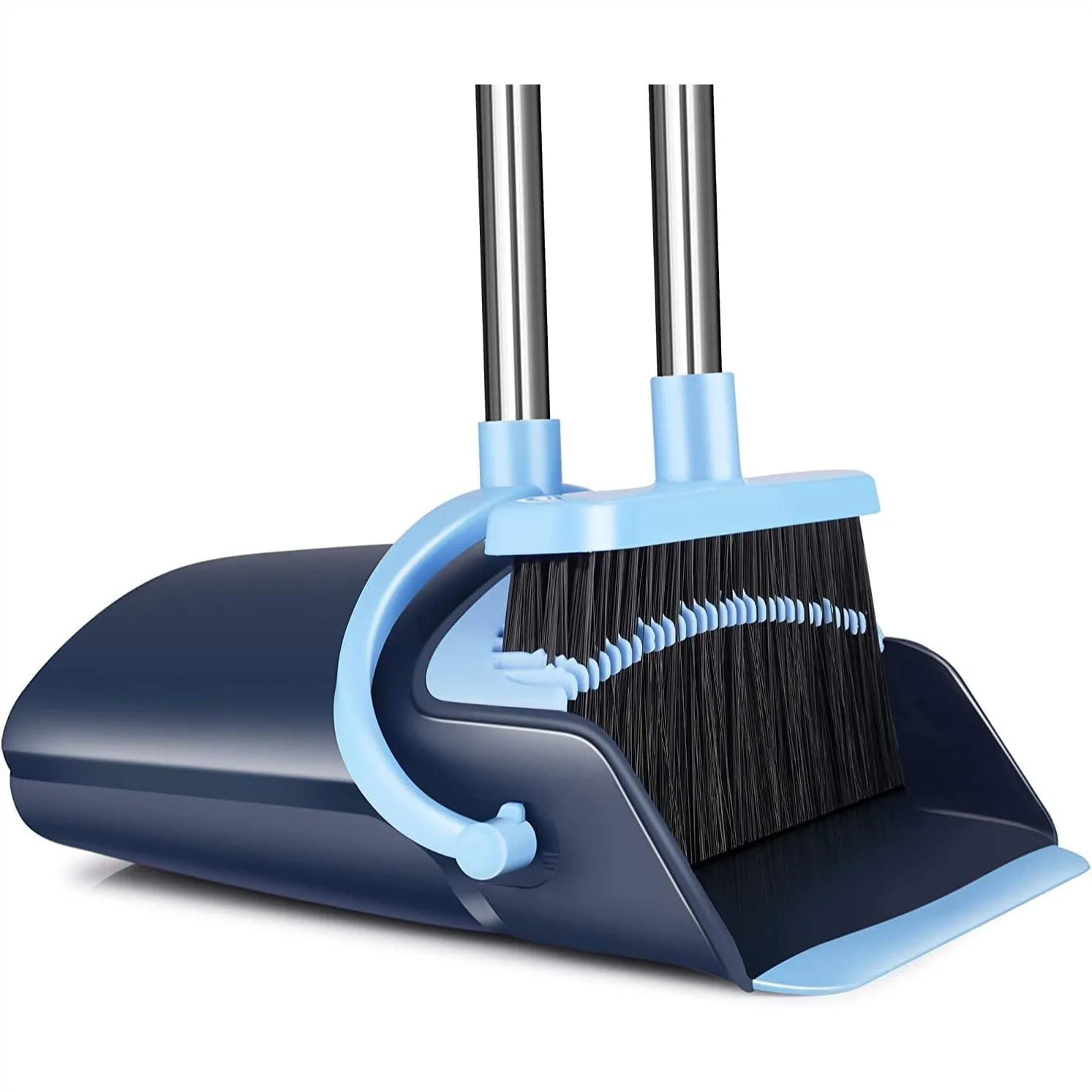 Broom and Dustpan Set with Long Handle for Indoor Outdoor Use, Upright Storage, Pet Hair Pickup
Broom and Dustpan Set with Long Handle for Indoor Outdoor Use, Upright Storage, Pet Hair Pickup