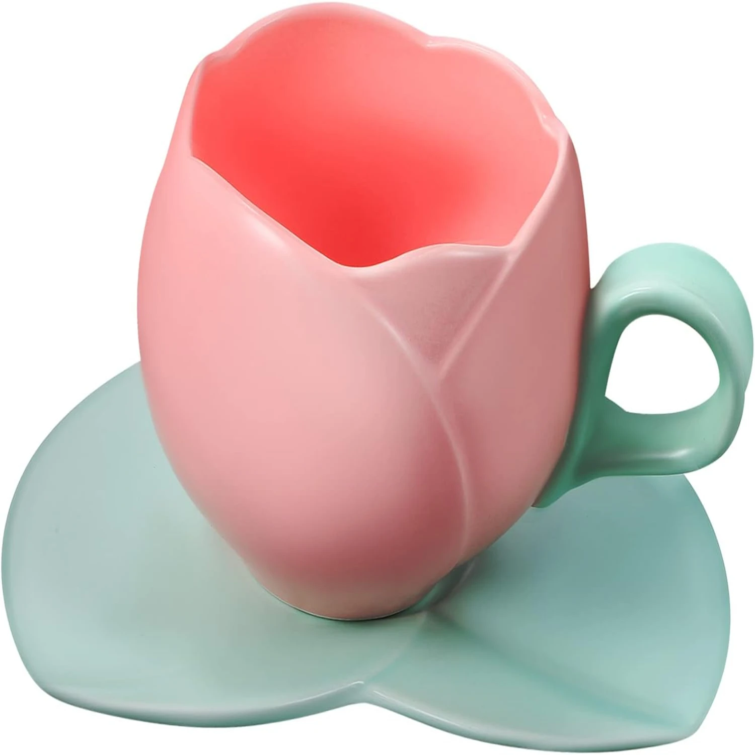 Unique Ceramic Breakfast Coffee Cup and Saucer Set - Decorative Espresso Latte Glass Cups for Milk and Tea - Miss Ceramics Decor
Unique Ceramic Breakfast Coffee Cup and Saucer Set - Decorative Espresso Latte Glass Cups for Milk and Tea - Miss Ceramics Decor