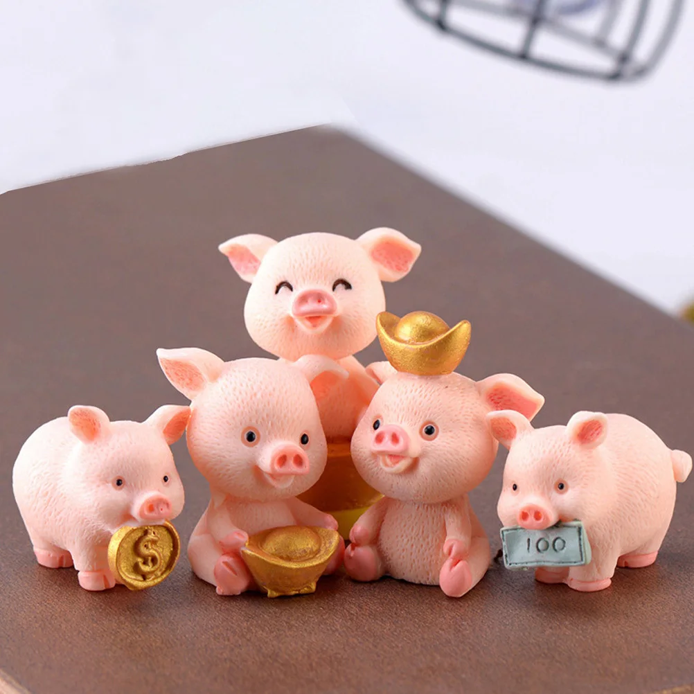 16Pcs Durable Resin Pig Adornments Micro Landscape Fairy Garden Desktop Decoration Nonfading Nondeformation Car Ornaments
16Pcs Durable Resin Pig Adornments Micro Landscape Fairy Garden Desktop Decoration Nonfading Nondeformation Car Ornaments