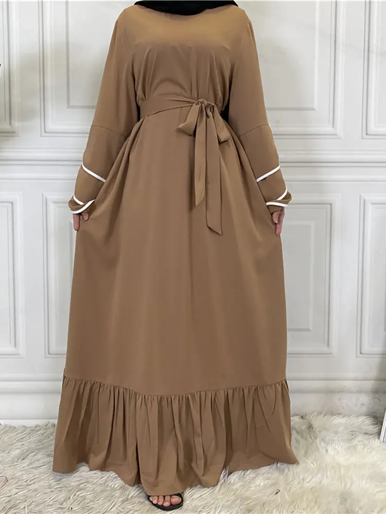 Eid Ruffle Hem Abaya Kaftan Arabic Long Dress Women Nida Loose Hijab Robe Muslim Islam Modesty Ramadan Abayas African Dresses
Eid Ruffle Hem Abaya Kaftan Arabic Long Dress Women Nida Loose Hijab Robe Muslim Islam Modesty Ramadan Abayas African Dresses