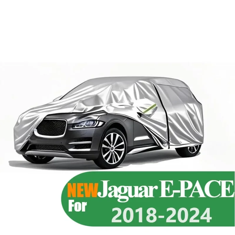 Five-Layer 210D All-Weather Waterproof Full Car Cover for Jaguar E-PACE 2018-2024 Sun Rain Snow Protection Silver Oxford Fabric
Five-Layer 210D All-Weather Waterproof Full Car Cover for Jaguar E-PACE 2018-2024 Sun Rain Snow Protection Silver Oxford Fabric