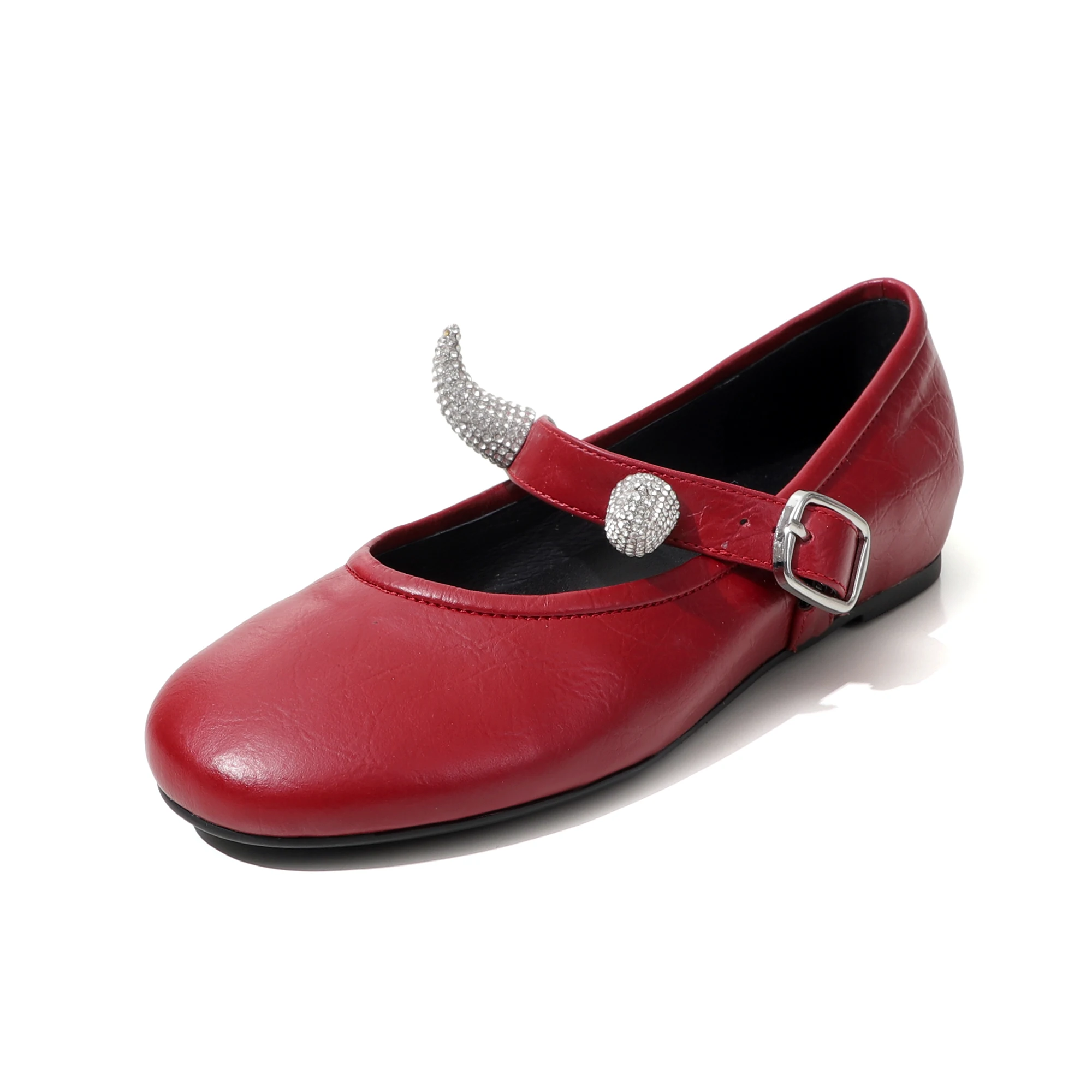 Handmade Premium Luxury Genuine Leather Cowhide Mary Janes Shoes Round Toe Fashion Flats Women Shoes
Handmade Premium Luxury Genuine Leather Cowhide Mary Janes Shoes Round Toe Fashion Flats Women Shoes