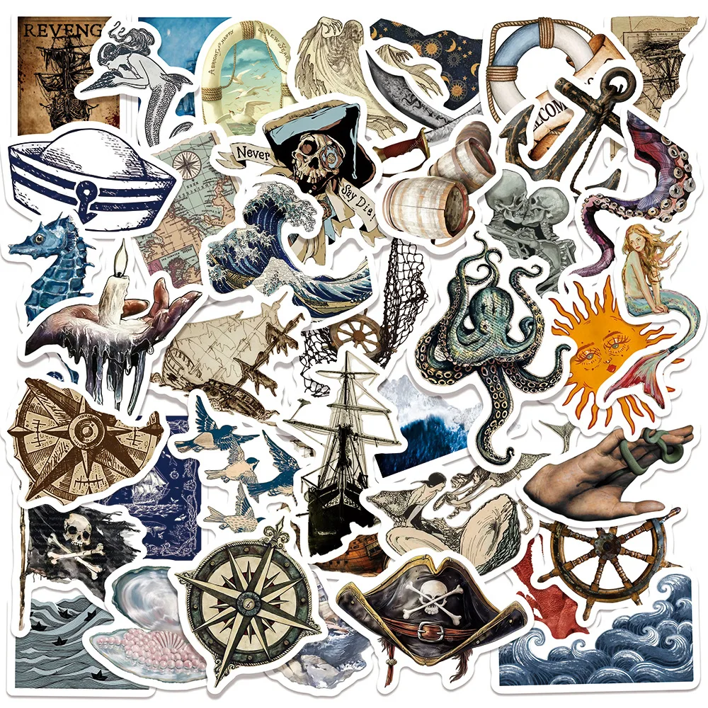 50Pcs Fantasy Navigation Stickers Retro Female Sea Monster Pirate Stickers Water Cup Phone Case Waterproof Stickers
50Pcs Fantasy Navigation Stickers Retro Female Sea Monster Pirate Stickers Water Cup Phone Case Waterproof Stickers