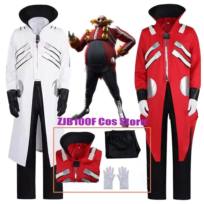 2 Colors Eggman Costume, Anime Hedgehog Dr Costume, Ivo Robotnik Trench Coat, Uniform Outfit, Role-Playing Costume for Halloween
2 Colors Eggman Costume, Anime Hedgehog Dr Costume, Ivo Robotnik Trench Coat, Uniform Outfit, Role-Playing Costume for Halloween