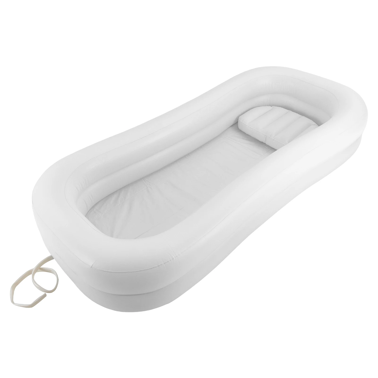 White Rectangle Modern Portable Inflatable Bathtub For Adults PVC Cutting Hot Melt Air Test Craft Matching 130W 110-120V US Standard Electric Air Pump 2 Mins Fast Inflation 10L Water Bag Inflatable Pillow Large Size Foldable PVC Shower Tub
White Rectangle Modern Portable Inflatable Bathtub For Adults PVC Cutting Hot Melt Air Test Craft Matching 130W 110-120V US Standard Electric Air Pump 2 Mins Fast Inflation 10L Water Bag Inflatable Pillow Large Size Foldable PVC Shower Tub