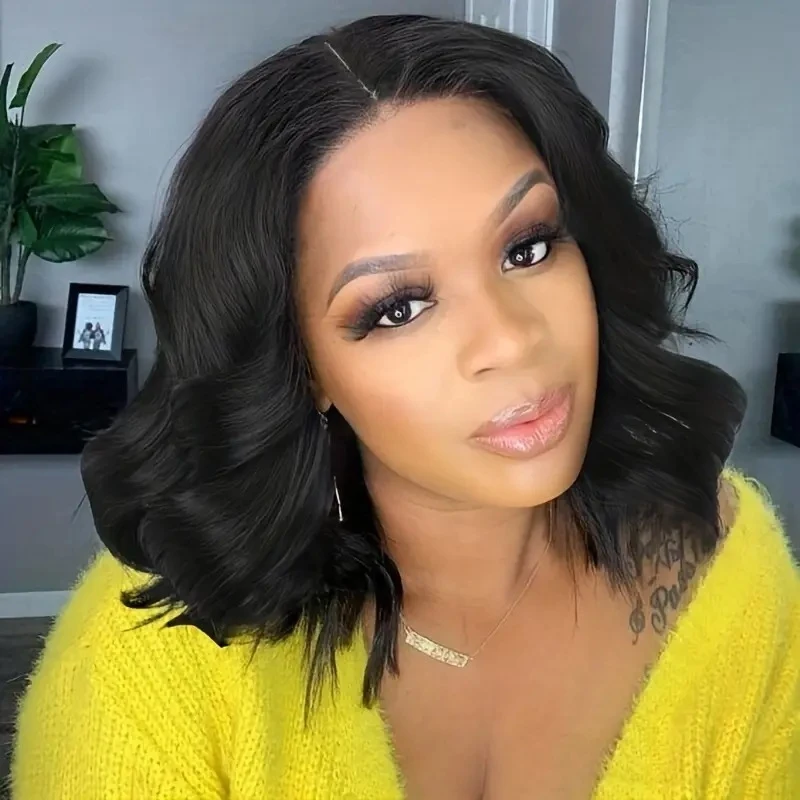 Fashionable medium-length curly wig, middle-parted wavy hair for natural everyday wear
Fashionable medium-length curly wig, middle-parted wavy hair for natural everyday wear
