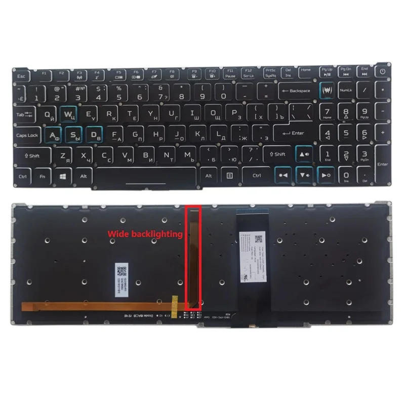Новинка, яркая Клавиатура для ноутбука с надписью на русском языке для Acer Predator Helios 300
Новинка, яркая Клавиатура для ноутбука с надписью на русском языке для Acer Predator Helios 300