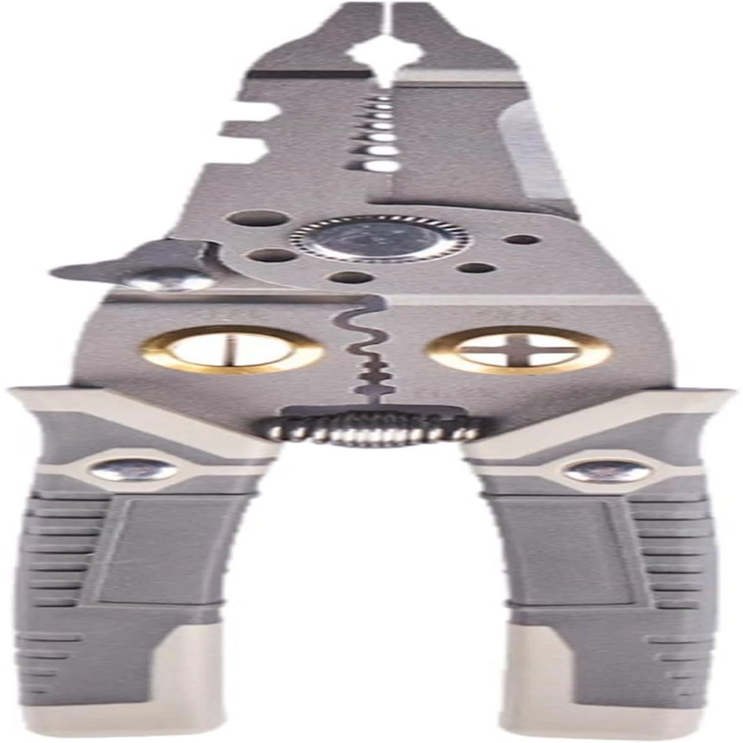 Portable, Versatile Multi-Hand Precision Wire Stripping and Crimping Tool with Heavy-Duty Pliers and Long Nose Wire Stripper - I
Portable, Versatile Multi-Hand Precision Wire Stripping and Crimping Tool with Heavy-Duty Pliers and Long Nose Wire Stripper - I