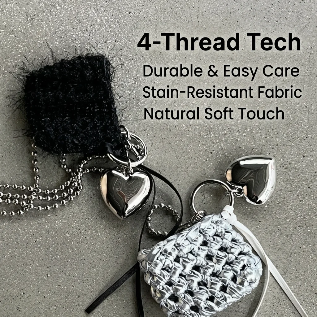 Neck Hanging Small Pouch Woven Wireless Earphone Bag Lipstick Storage Bag Mini Minimalist Coin Pouch For Dating Street Casual
Neck Hanging Small Pouch Woven Wireless Earphone Bag Lipstick Storage Bag Mini Minimalist Coin Pouch For Dating Street Casual