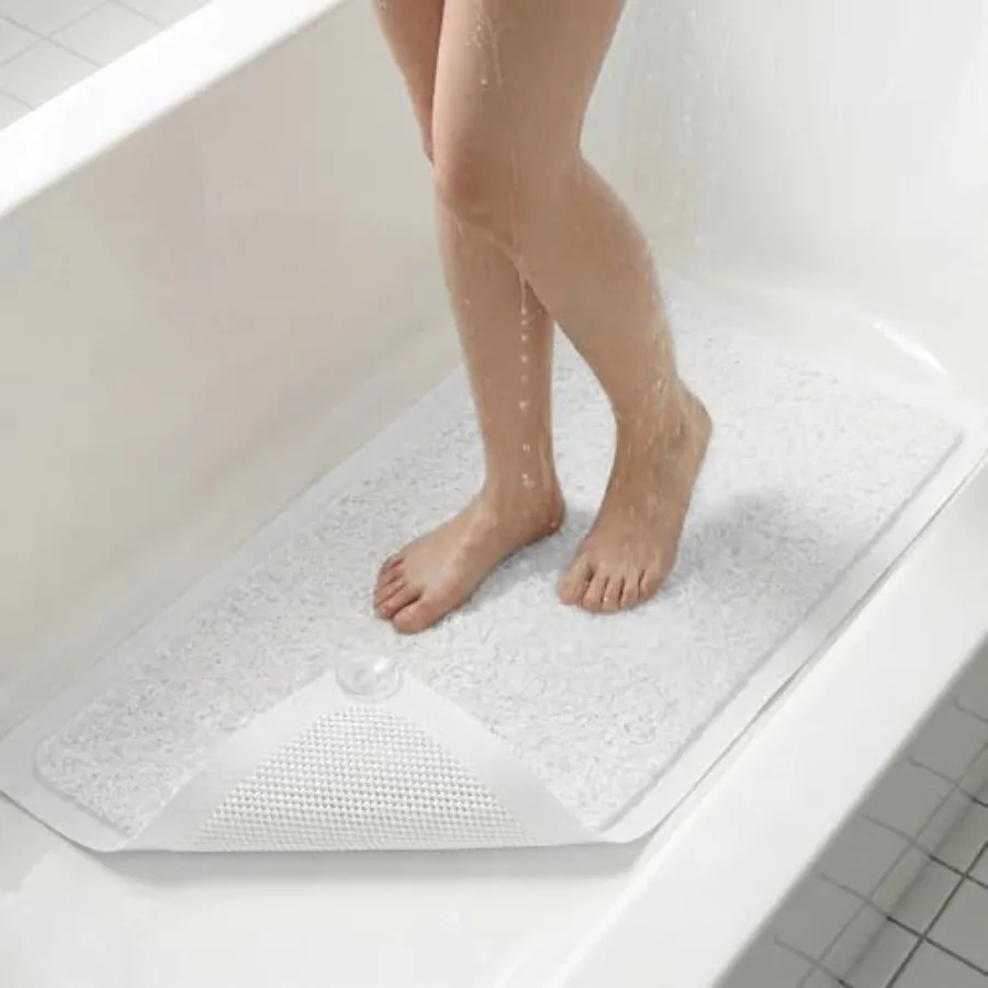 Upgraded Anti Slip Shower Mat for Inside Shower, Non Slip Bathtub Mat with Suction Cups, Shower Floor Mat, Scrubber Mats, Easy
Upgraded Anti Slip Shower Mat for Inside Shower, Non Slip Bathtub Mat with Suction Cups, Shower Floor Mat, Scrubber Mats, Easy