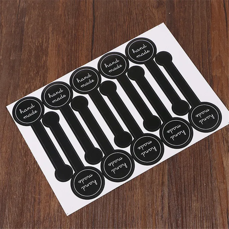 50Pcs Hand Made Printed Sticker Black Round Headed Long New Year Gift Box Decoration Pastry Packaging Seal Accessories
50Pcs Hand Made Printed Sticker Black Round Headed Long New Year Gift Box Decoration Pastry Packaging Seal Accessories