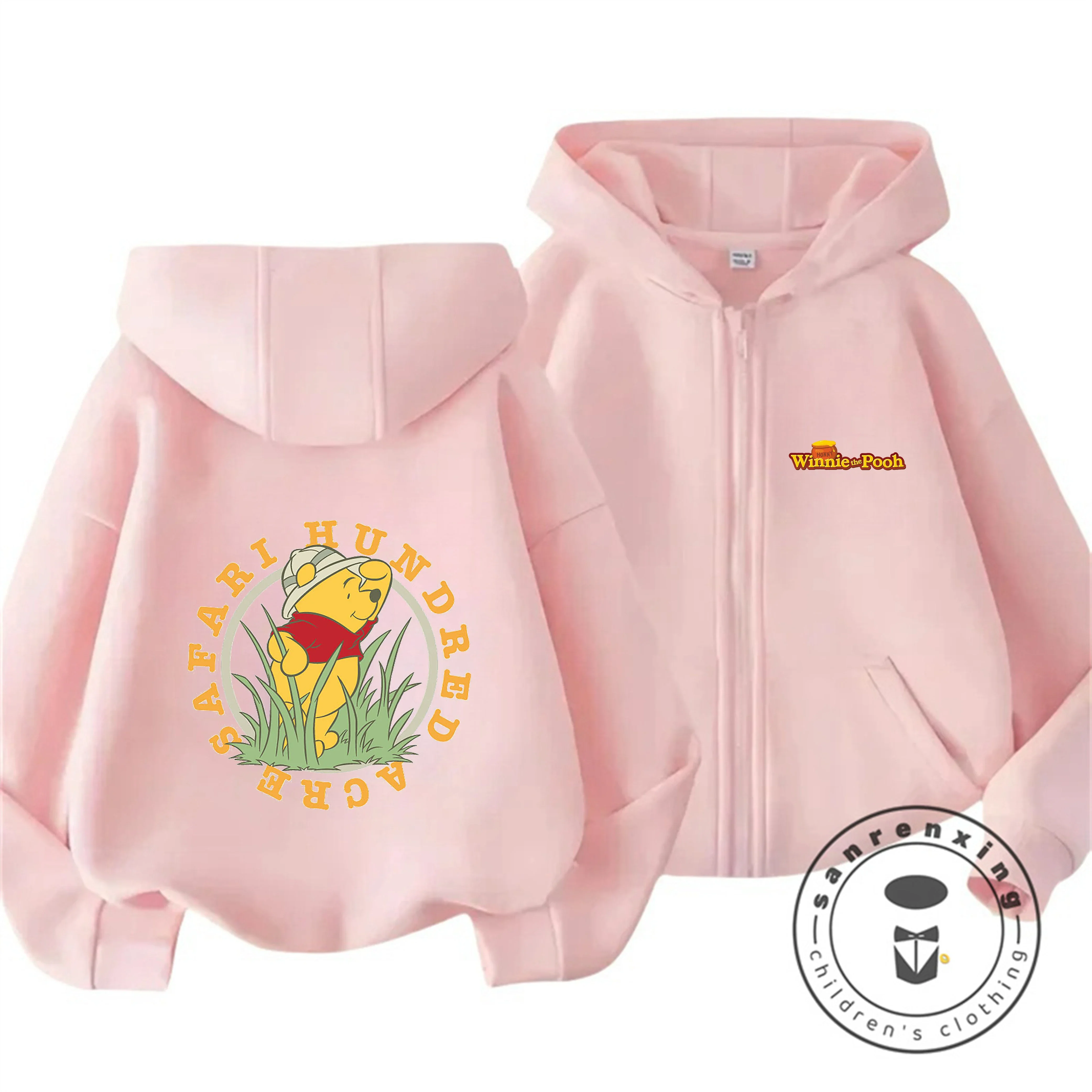Толстовка с капюшоном на молнии с изображением Винни-Пуха для мальчиков и девочек от 3 до 14 лет, новый стиль, осень-зима, милый, кавайный, модный уличный повседневный стиль
Толстовка с капюшоном на молнии с изображением Винни-Пуха для мальчиков и девочек от 3 до 14 лет, новый стиль, осень-зима, милый, кавайный, модный уличный повседневный стиль