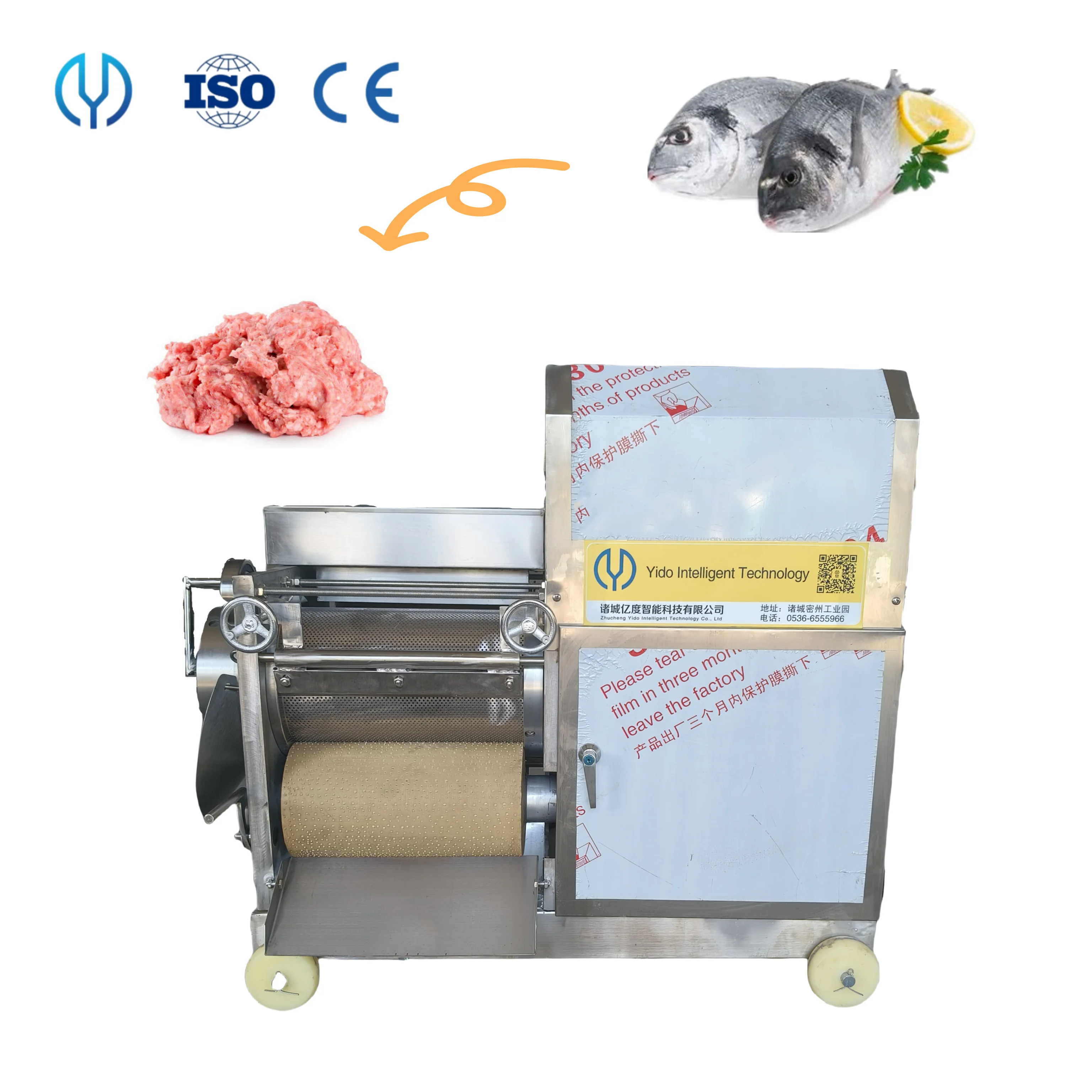 Automatic Fish Bone Meat Separator /Fishball Machine Fish Deboning Machine /High Efficiency Fishbone Removing Machine
Automatic Fish Bone Meat Separator /Fishball Machine Fish Deboning Machine /High Efficiency Fishbone Removing Machine