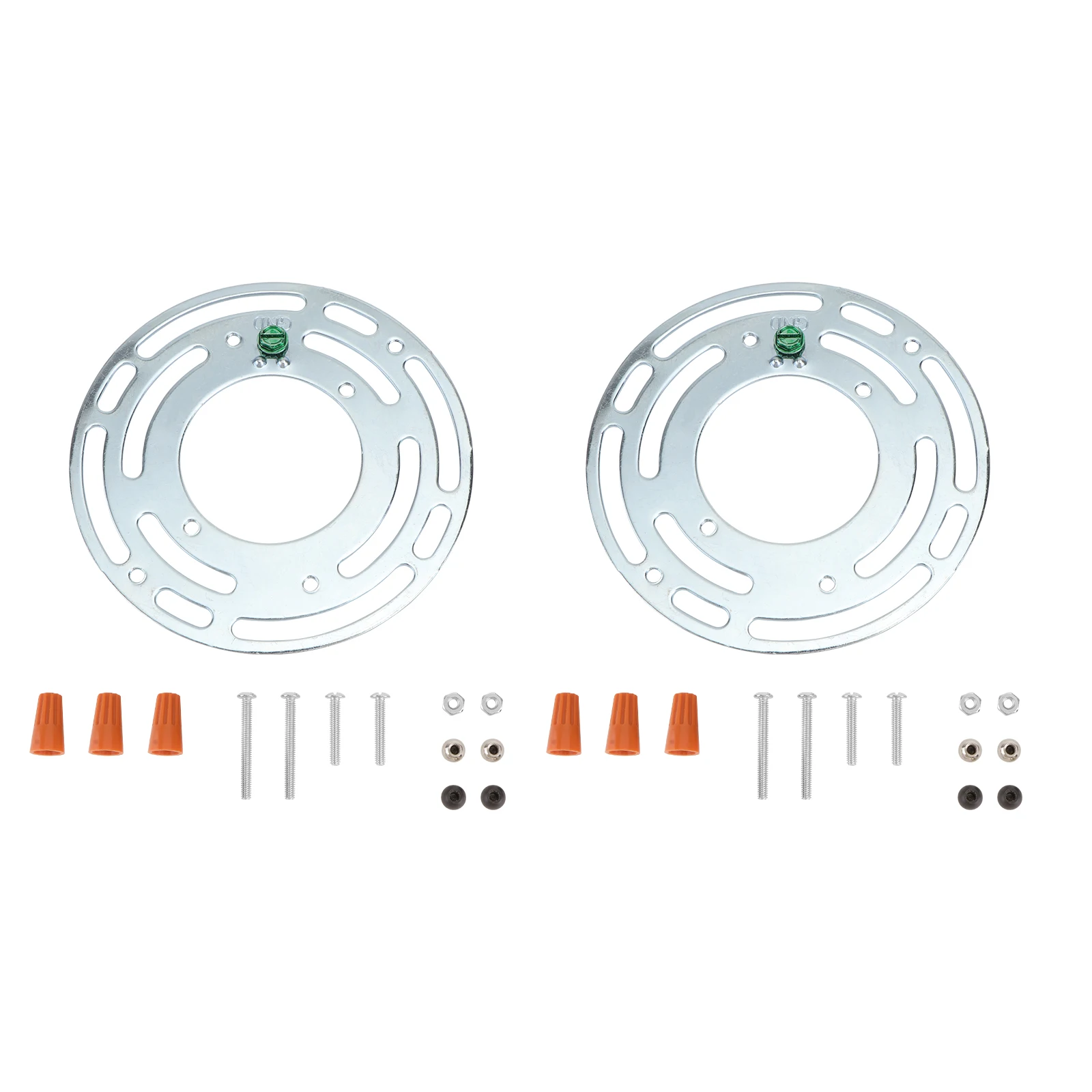 2 Sets Wall Light Mounting Bracket Desk Fixture Plate Silver Color High Quality Smooth Use Circular Design
2 Sets Wall Light Mounting Bracket Desk Fixture Plate Silver Color High Quality Smooth Use Circular Design