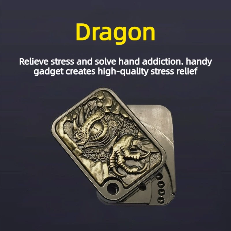 Металлическая механическая игрушка-антистресс NDEDC Dragon Slap Coin с боковым выдвижением для снятия стресса с помощью пальцев
Металлическая механическая игрушка-антистресс NDEDC Dragon Slap Coin с боковым выдвижением для снятия стресса с помощью пальцев