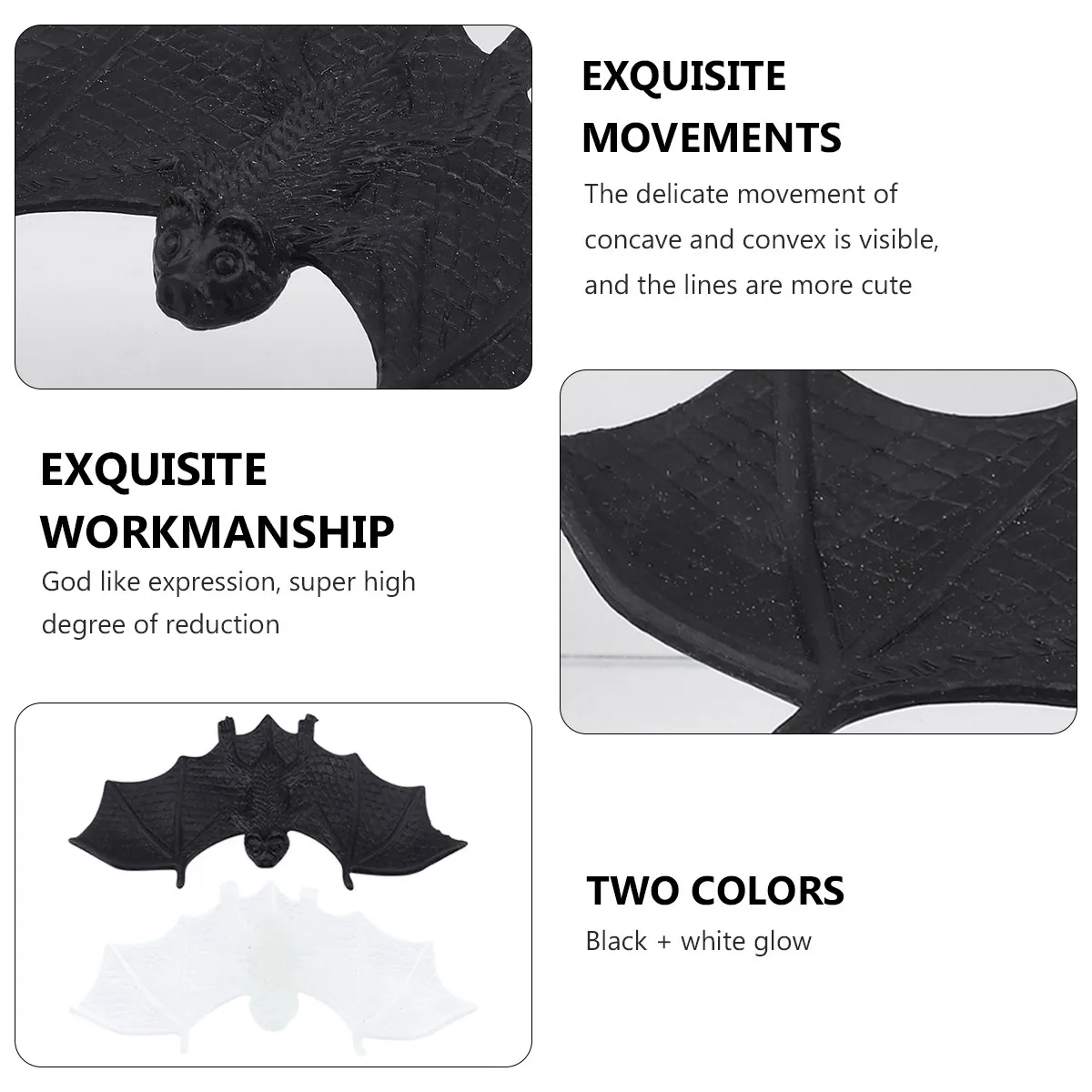 60Pcs Night Glow Bat Decorations Halloween Simulation Plastic Bats Party Supplies Halloween Props for Scary Pranks and Festive
60Pcs Night Glow Bat Decorations Halloween Simulation Plastic Bats Party Supplies Halloween Props for Scary Pranks and Festive