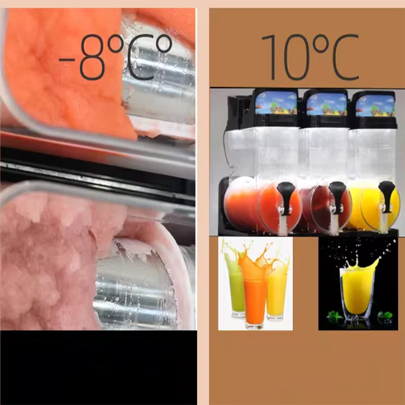 110v / 220v Commercial 60L(15L*4)Four Bowls Slush Making Machine Slushie Machine Frozen Drink Machine
110v / 220v Commercial 60L(15L*4)Four Bowls Slush Making Machine Slushie Machine Frozen Drink Machine