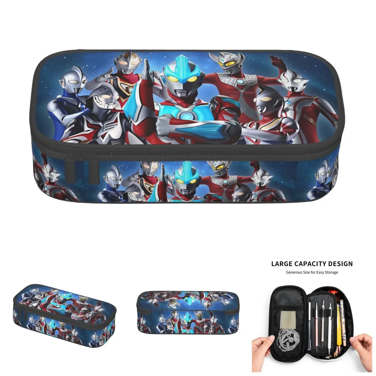Ultraman Ginga Nexus Tiga Taro Gaia Mebius Cosmos Cute Pencil Cases Boys Girls Large Capacity Pencil Box Students Stationery
Ultraman Ginga Nexus Tiga Taro Gaia Mebius Cosmos Cute Pencil Cases Boys Girls Large Capacity Pencil Box Students Stationery