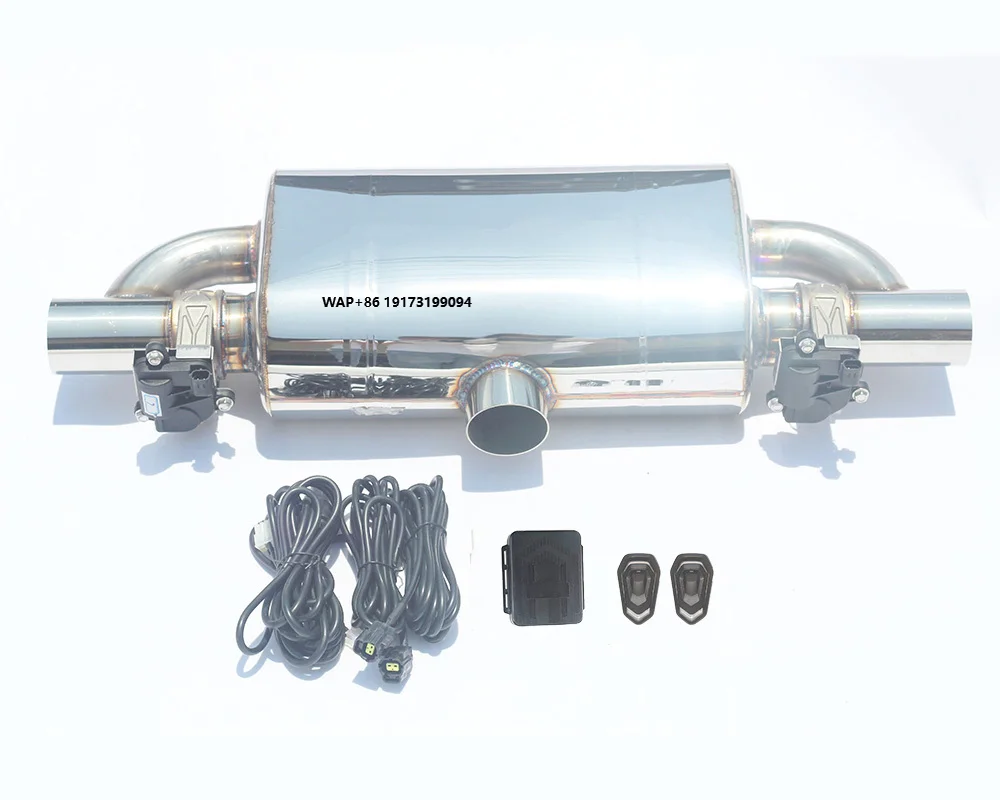 Высококачественный электрический глушитель с двойным клапаном и металлическим корпусом, с дистанционным управлением
Высококачественный электрический глушитель с двойным клапаном и металлическим корпусом, с дистанционным управлением