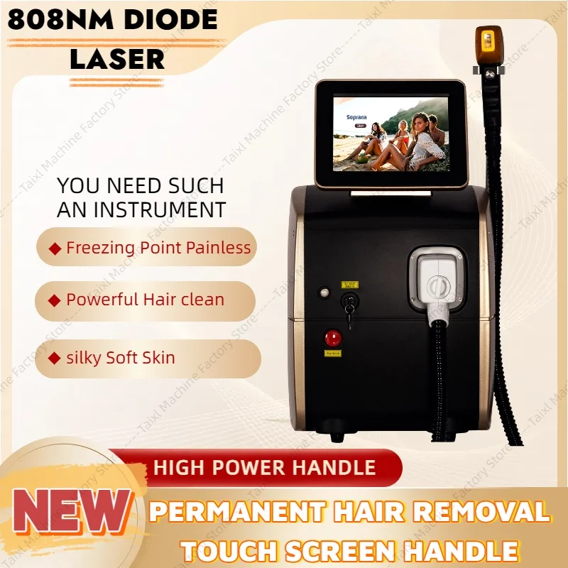 Portable Professional Diode Ice Titanium Laser Body Hair Removal Machine 808 755 Alexandrite Equipment 3-Wave Permanent Hair Rem
Portable Professional Diode Ice Titanium Laser Body Hair Removal Machine 808 755 Alexandrite Equipment 3-Wave Permanent Hair Rem