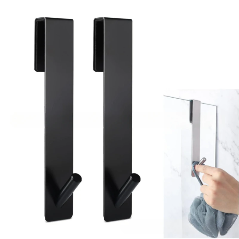 13cm Metal Bathroom Glass Door Rear Hook Non-punching Back-mounted Single Hook Removable Metal Hanger Bathroom Towel Hook
13cm Metal Bathroom Glass Door Rear Hook Non-punching Back-mounted Single Hook Removable Metal Hanger Bathroom Towel Hook