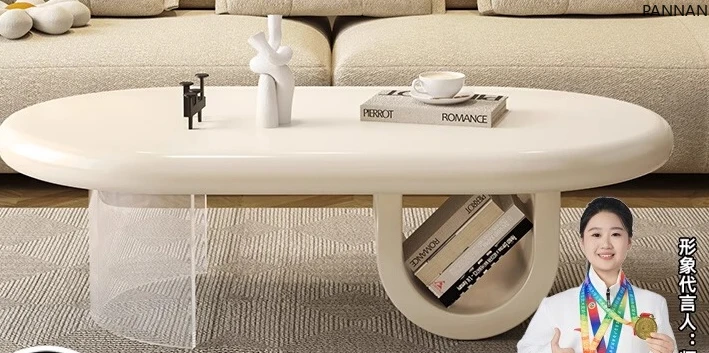 Wabi Sand Cream Wind Coffee Table Acrylic Suspension Creative Oval Modern Simple Internet celebrity art
Wabi Sand Cream Wind Coffee Table Acrylic Suspension Creative Oval Modern Simple Internet celebrity art