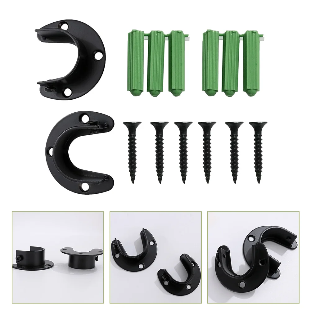 2 Pcs Closet Rod Bracket Curtain Rods Support Tie Stainless Steel Shower Holder Holders Brackets Pole
2 Pcs Closet Rod Bracket Curtain Rods Support Tie Stainless Steel Shower Holder Holders Brackets Pole