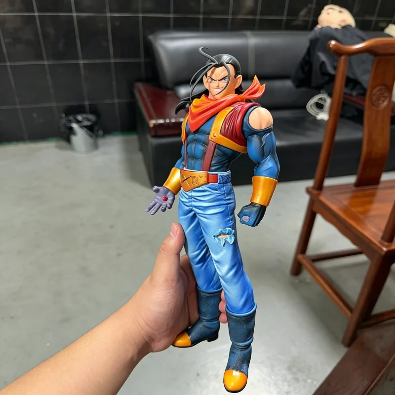 35cm Anime Dragon Ball GT Super Android 17 Statue Large Size Action Figures Desktop Ornament Collectible Model Toy Surprise Gift
35cm Anime Dragon Ball GT Super Android 17 Statue Large Size Action Figures Desktop Ornament Collectible Model Toy Surprise Gift
