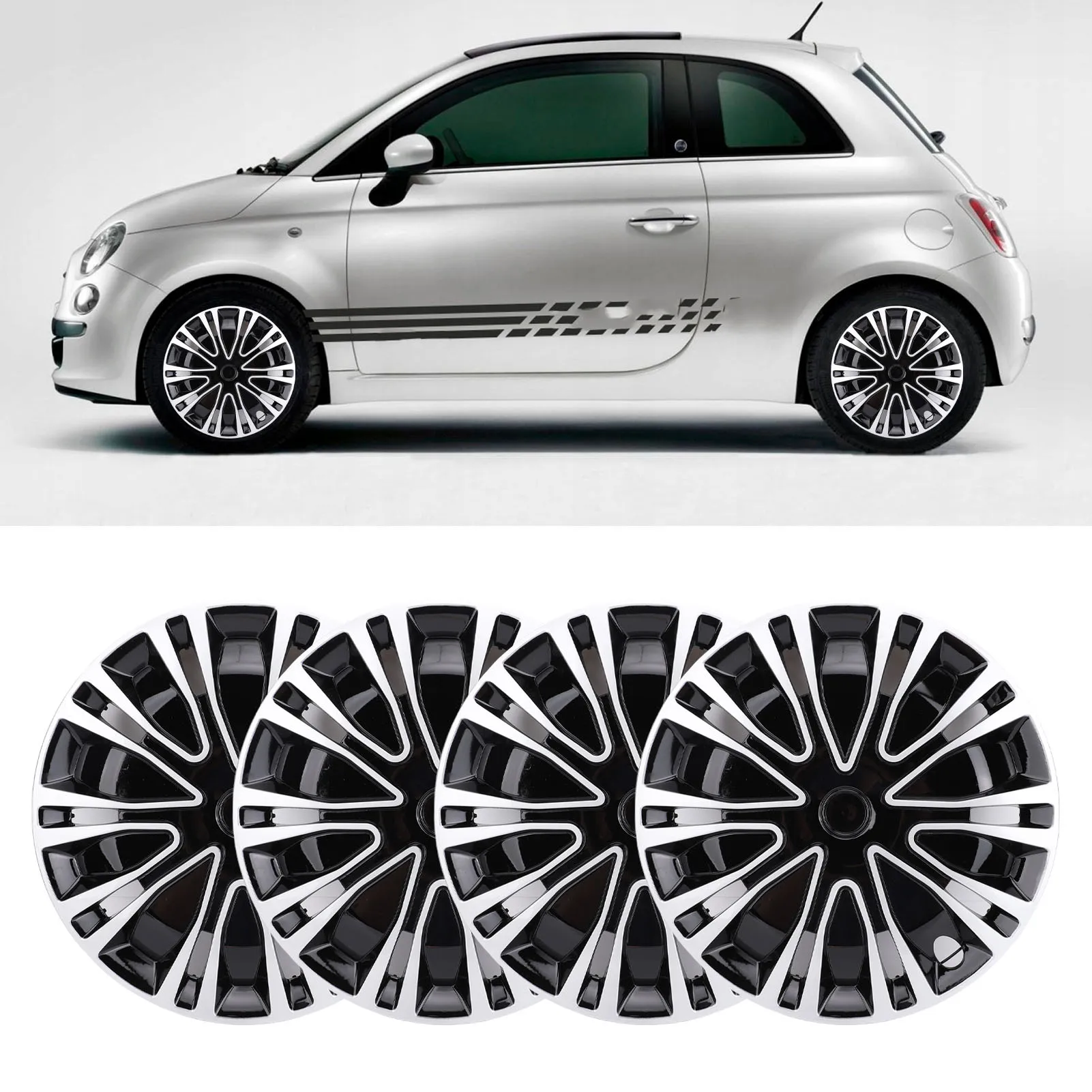 Hubcaps 15in Hubcaps Full Stylish Look Fit R15 Wheel Rim Cover for Most Cars Truck SUV
Hubcaps 15in Hubcaps Full Stylish Look Fit R15 Wheel Rim Cover for Most Cars Truck SUV