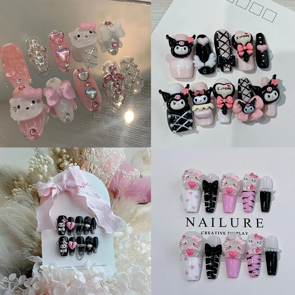 Аниме Sanrio ручная роспись ногтей Hello Kitty CuteY2K фиолетовые ногти маникюрные пластыри конечные продукты Оптовая Продажа Kawaii подарок
Аниме Sanrio ручная роспись ногтей Hello Kitty CuteY2K фиолетовые ногти маникюрные пластыри конечные продукты Оптовая Продажа Kawaii подарок