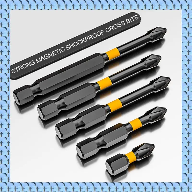 NOCM Non-Slip Impact Batch Strong Magnetic High Torque Hardness Screw 25/50/65/70/90Mm/150Mm Screwdriver Bits Set
NOCM Non-Slip Impact Batch Strong Magnetic High Torque Hardness Screw 25/50/65/70/90Mm/150Mm Screwdriver Bits Set
