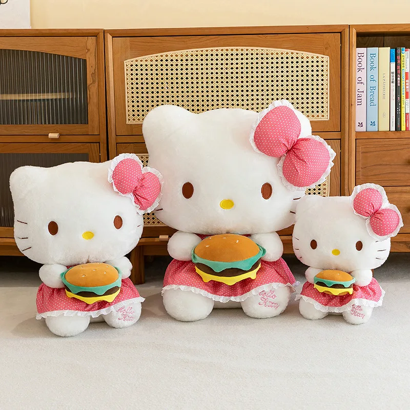 30-60 см Sanrio Hamburger KT плюшевые игрушки плюшевые игрушки KT кошка кукла домашний декор мягкая подушка детский подарок на день рождения для девочек
30-60 см Sanrio Hamburger KT плюшевые игрушки плюшевые игрушки KT кошка кукла домашний декор мягкая подушка детский подарок на день рождения для девочек