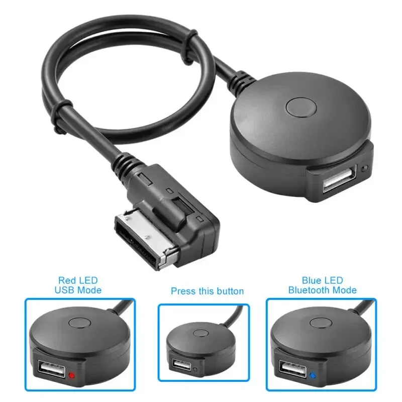 AMI MDI To Bluetooth-compatible Music Adapter Audio Aux USB Cable For Mercedes-Benz MA 2008 Function
AMI MDI To Bluetooth-compatible Music Adapter Audio Aux USB Cable For Mercedes-Benz MA 2008 Function