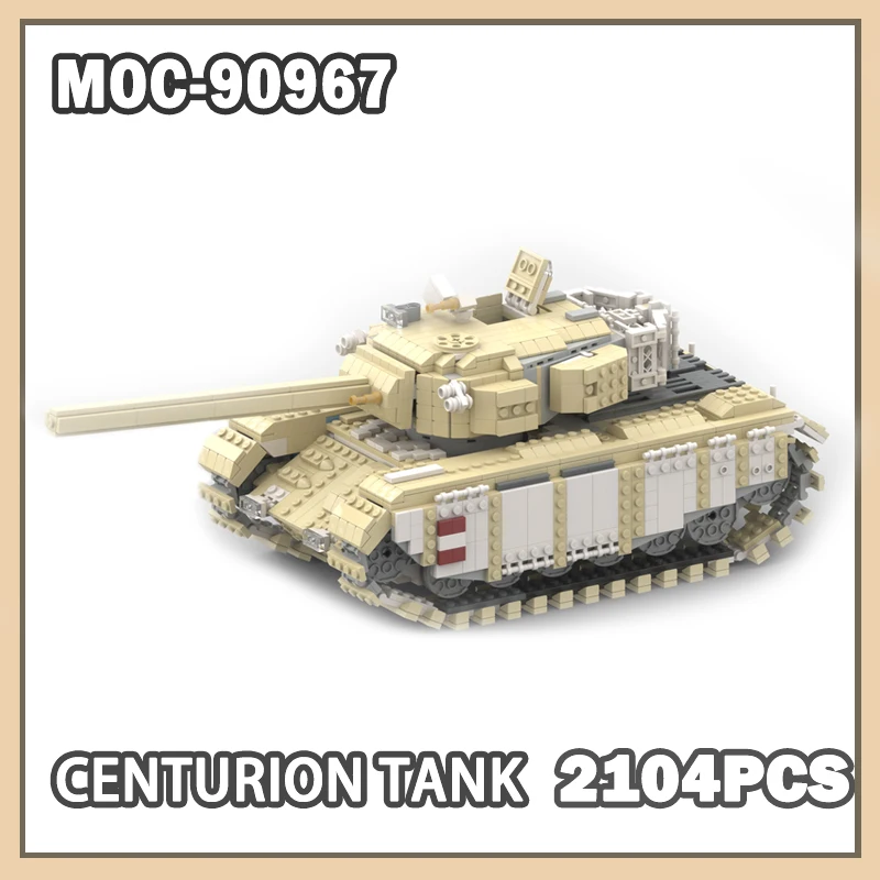 MOC-90967 Centurion Tank Military War Series High Quality Building Block Assembly DIY Compatible Bricks Complex Gifts 2104PCS
MOC-90967 Centurion Tank Military War Series High Quality Building Block Assembly DIY Compatible Bricks Complex Gifts 2104PCS