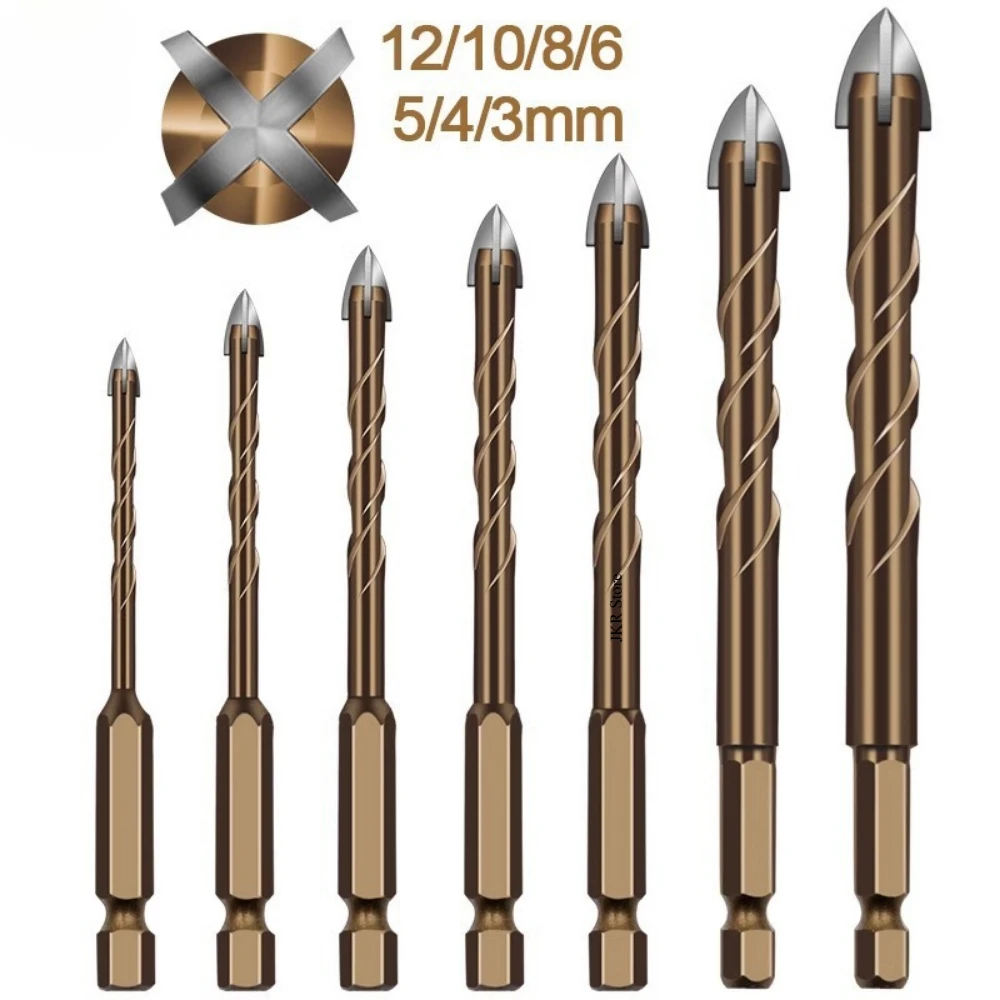 1/4/7 PCS High Quality Hard Alloy Multifunction Drill Bits for Concrete Masonry Ceramic Tile Glass Wood Hole Opener Hex Shank
1/4/7 PCS High Quality Hard Alloy Multifunction Drill Bits for Concrete Masonry Ceramic Tile Glass Wood Hole Opener Hex Shank