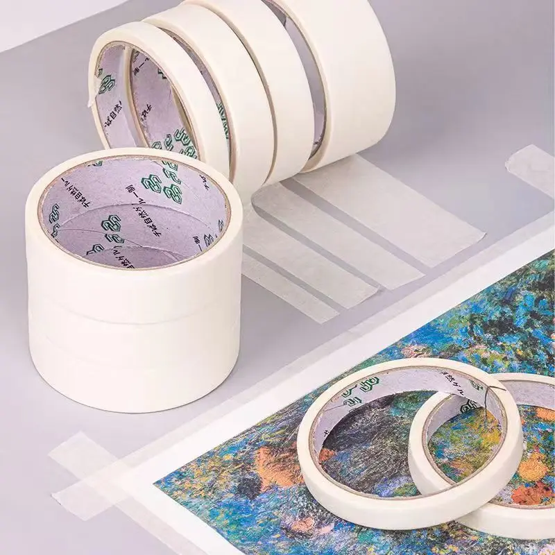 1 Roll White Masking Tape 50mm Wide 50m Long Easy Tear Single Side Adhesive Painter Paper Tape for Painting Covering Gap Sealing
1 Roll White Masking Tape 50mm Wide 50m Long Easy Tear Single Side Adhesive Painter Paper Tape for Painting Covering Gap Sealing