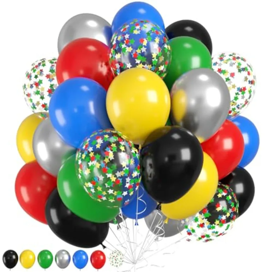 Red Yellow Blue Balloon, Multicolor Balloons with Balloons Colorful Confetti Balloon for Birthday, Themed Party Supplies
Red Yellow Blue Balloon, Multicolor Balloons with Balloons Colorful Confetti Balloon for Birthday, Themed Party Supplies
